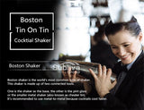 Stainless Steel Cocktail Shaker Tin on Tin 28&18oz  Professional Bartender Cocktail Shaker