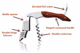 High Quality Wood Handle Professional Wine Opener Multifunction Portable Screw Corkscrew Wine Bottle Opener Cook Tools