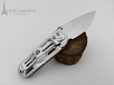 New 2 in 1stainless steel Cigar cutter knife Pocket Travel multifunctional Cigar Accessories c9212