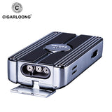 CIGARLOONG Cigar lighter straight windproof inflatable lighter gift box packaging with cigar drill COB-58